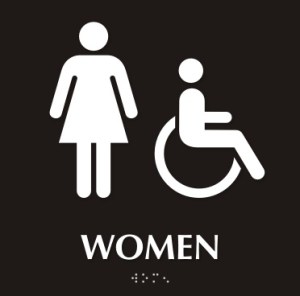 the non-ladies room.